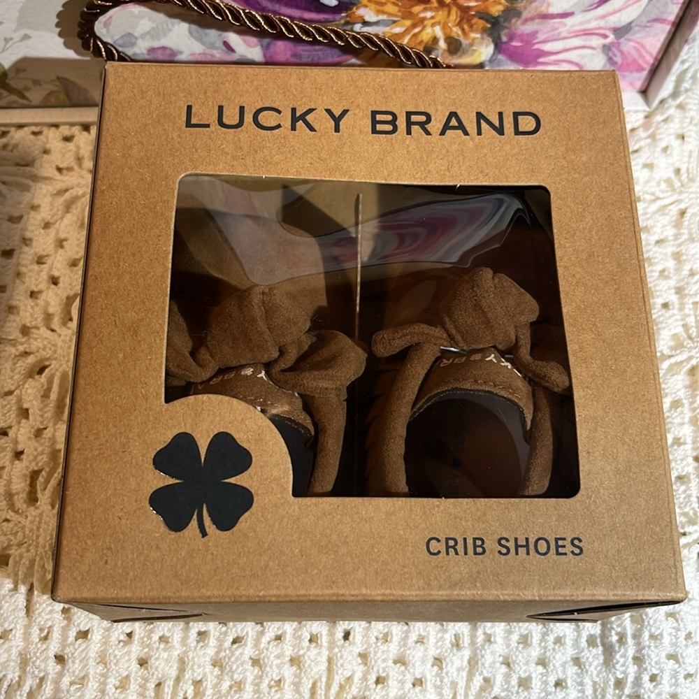 NIB LUCKY BRAND CRIB SHOES. SIZE 2 & 3. **SOLD SEPARATELY** - Picture 6 of 7
